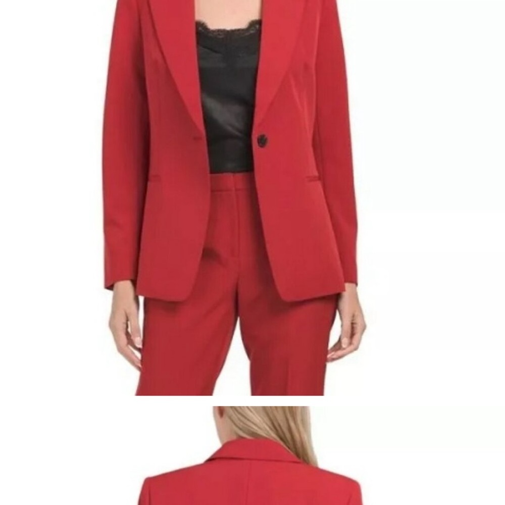 Kobi halpern Jordana blazer burnt red. Size L - Picture 3 of 4